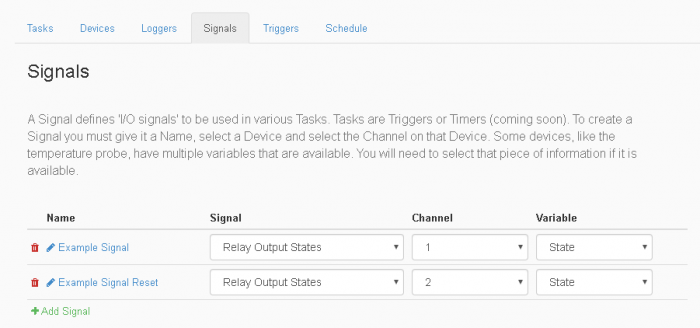 Tasker Signal Reset