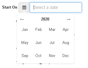 Schedule date option