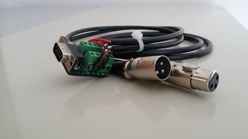 modified Series 4 DMX AUX port cable