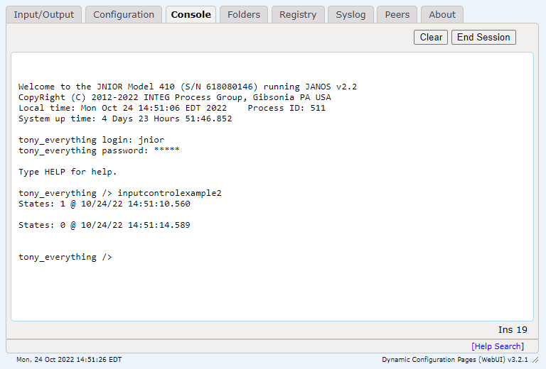 Digital Inputs Overview