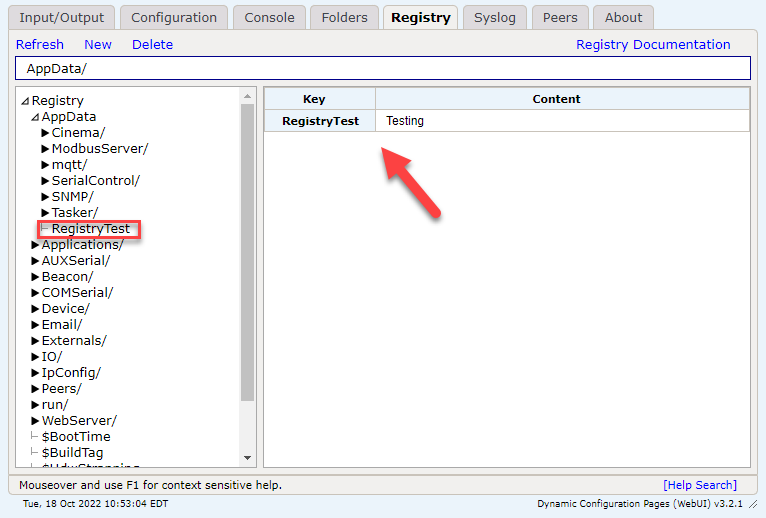 Registry Overview